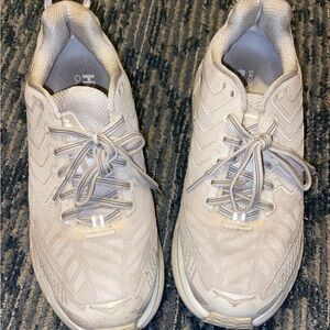 Hoka and Bearfoot Dreams Cream Athletic Shoes